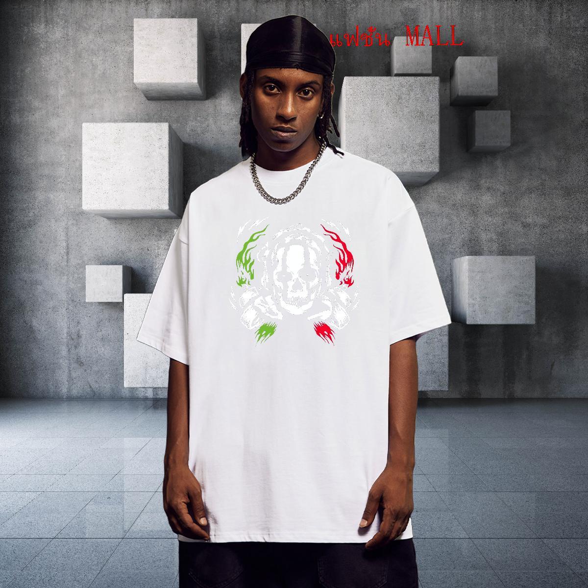 2024 DIY scary Tshirt for Man Woman 230g Pure Cotton T Shirts Men DIY Logo Oversized Sport O-Neck Short Sleeve Soft Tops Tees