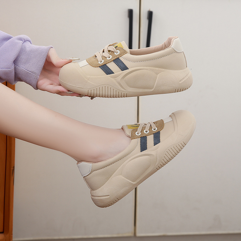 Ddmysports Autumn New Ins Korean Edition Little White For Female Students Thick Bottom Versatile Casual Sports Board Shoes ZY XFL OUTDOOR