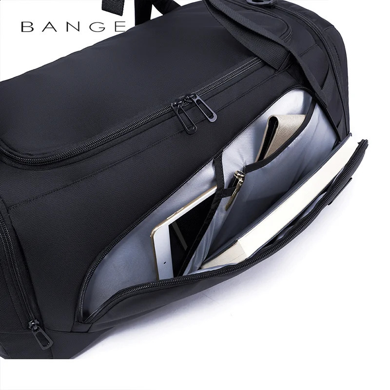 Bange Gym bag for Men Suitcase Backpack Large Capacity Waterproof Anti-stain Men Duffle Bag Travel Hand Luggage Bags 240819