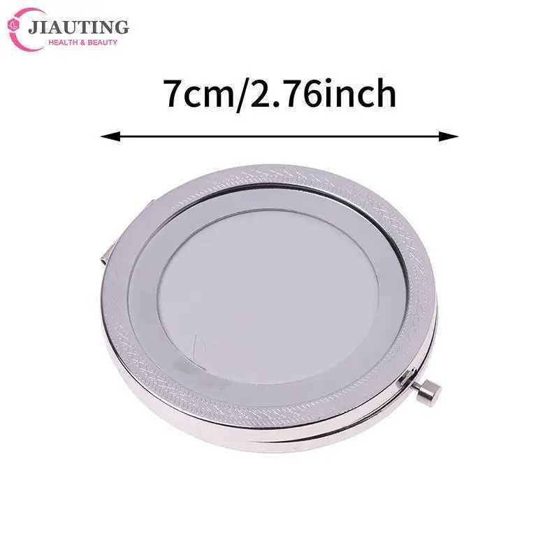 Foldable Cosmetic Hand Mirror Makeup Mirror Magnify Foldable Double Pocket Small Makeup Mirror For Travel Beauty Cosmetic Tool Y240819