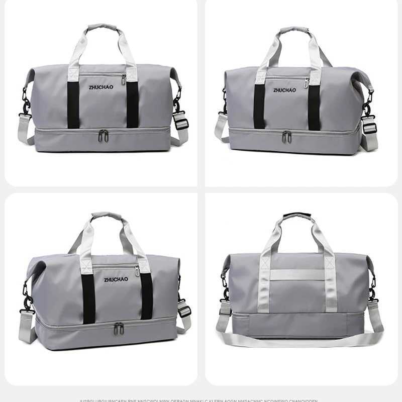 Large Capacity Womens Travel Bag Waterproof Nylon Weekend Outdoor Overnight Duffel Bag Men Hand Luggage Large Bag Packing Cube CL240820