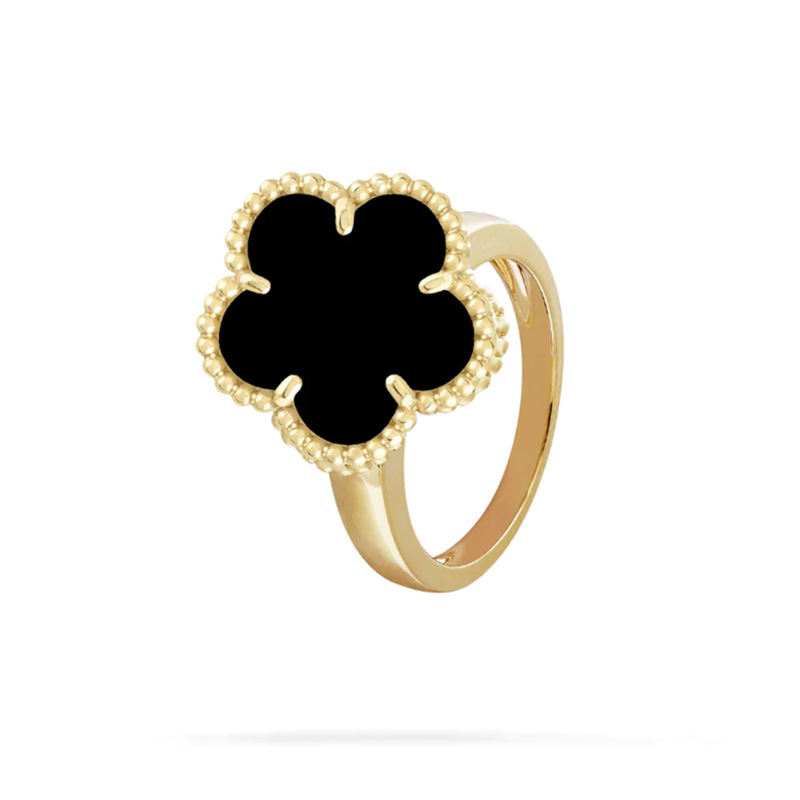 high-quality ladies fashion women gem mother of pearls ring Jewelry Temperament Versatile rings Optional Gift Box