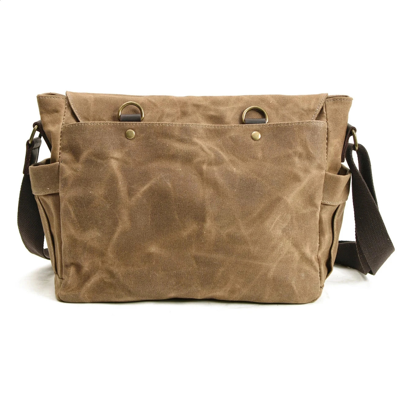 Vintage Canvas Male Messenger Bag Waterproof Men Motorcycle Bag Waxed Canvas Travel Shoulder Bags For Men 240819