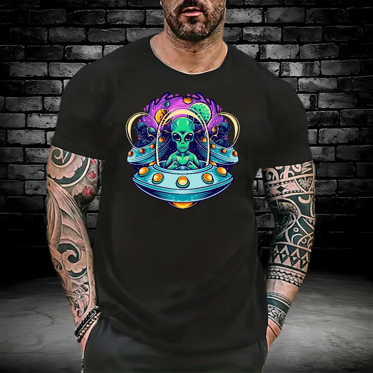 Cool Design ET 100% Cotton 230g Men Tops Tees Sport Breathable Short Sleeve Man T Shirts DIY Customized Cartoon Print Top Tees