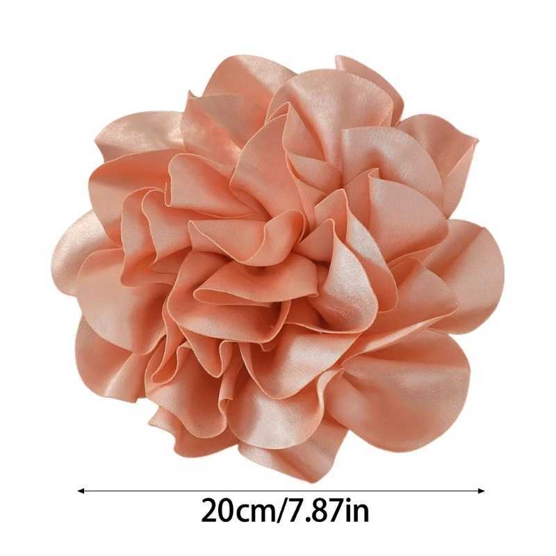 20cm flower crown fabric peony charm brooch fashion party accessories fashion lapel pin statement W240815