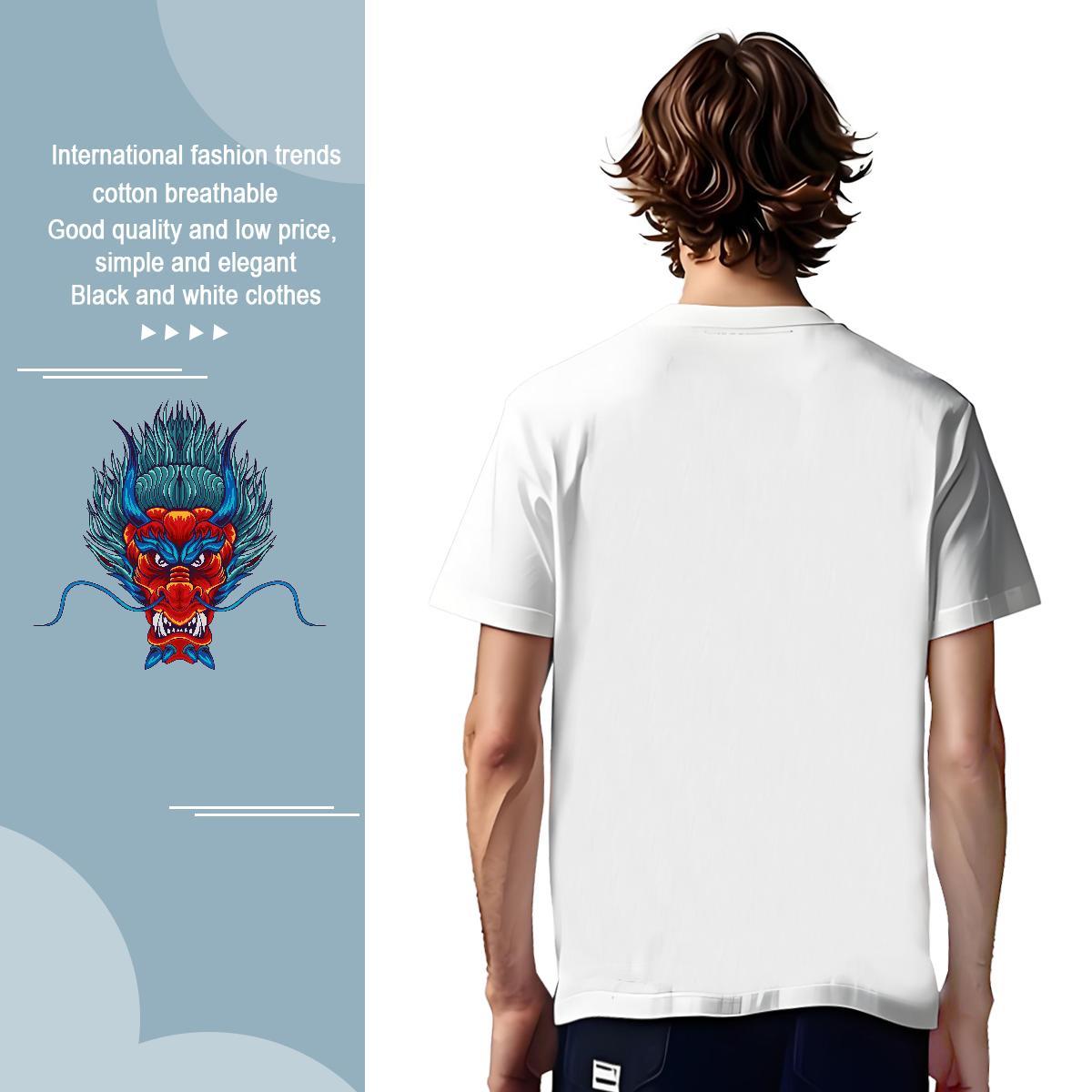 Mens T Shirts 230g 100% Cotton angry Street wear Hip Hop O Neck Short Sleeves Customized Print Men Clothes T-Shirt New Arrival Loose Tees