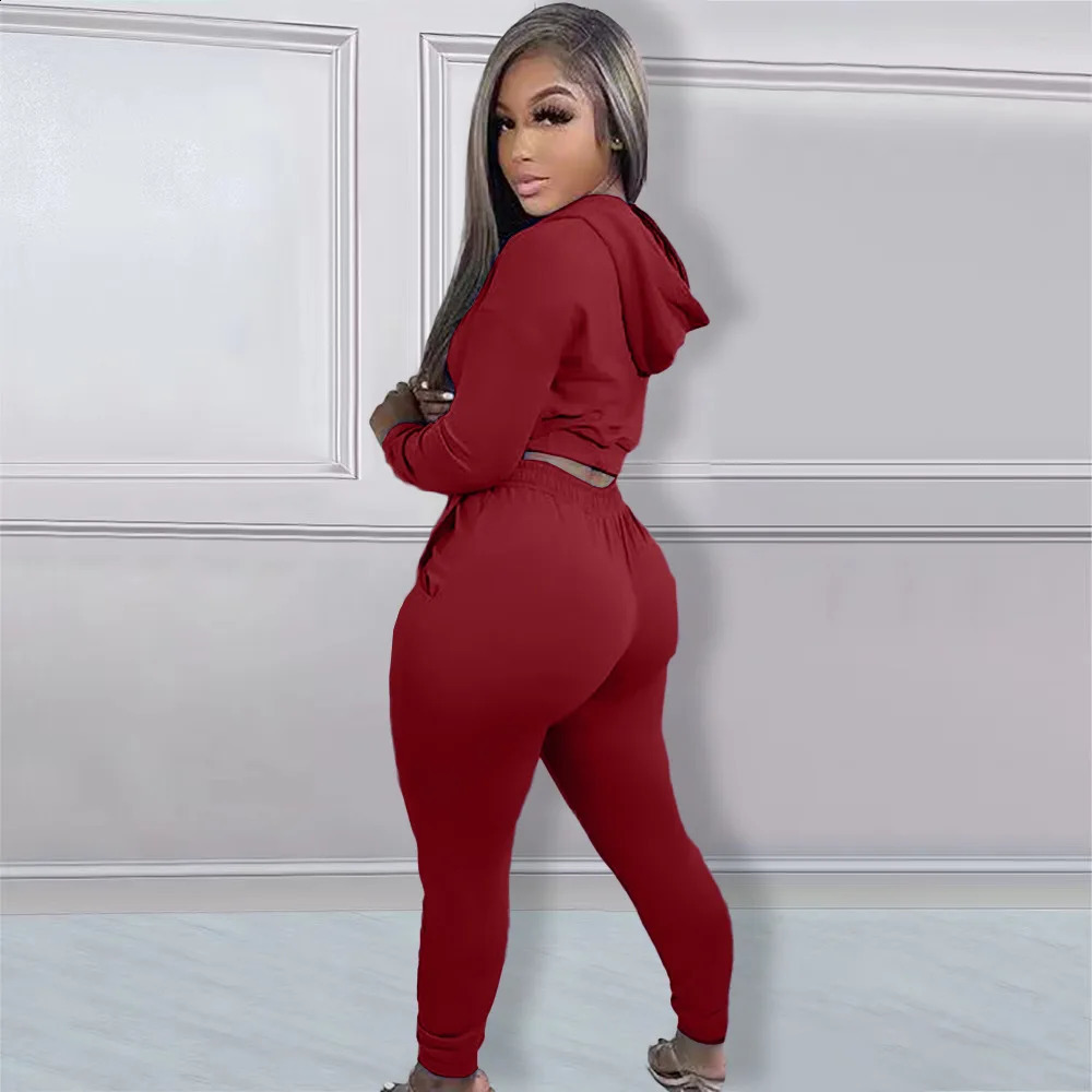 3pcs Sets Women Hooded Sweatshirt Cardiganvestpants Suits 3 Piece Tracksuit Sportswear Joggers Spring Autumn Winter Clothing 240819