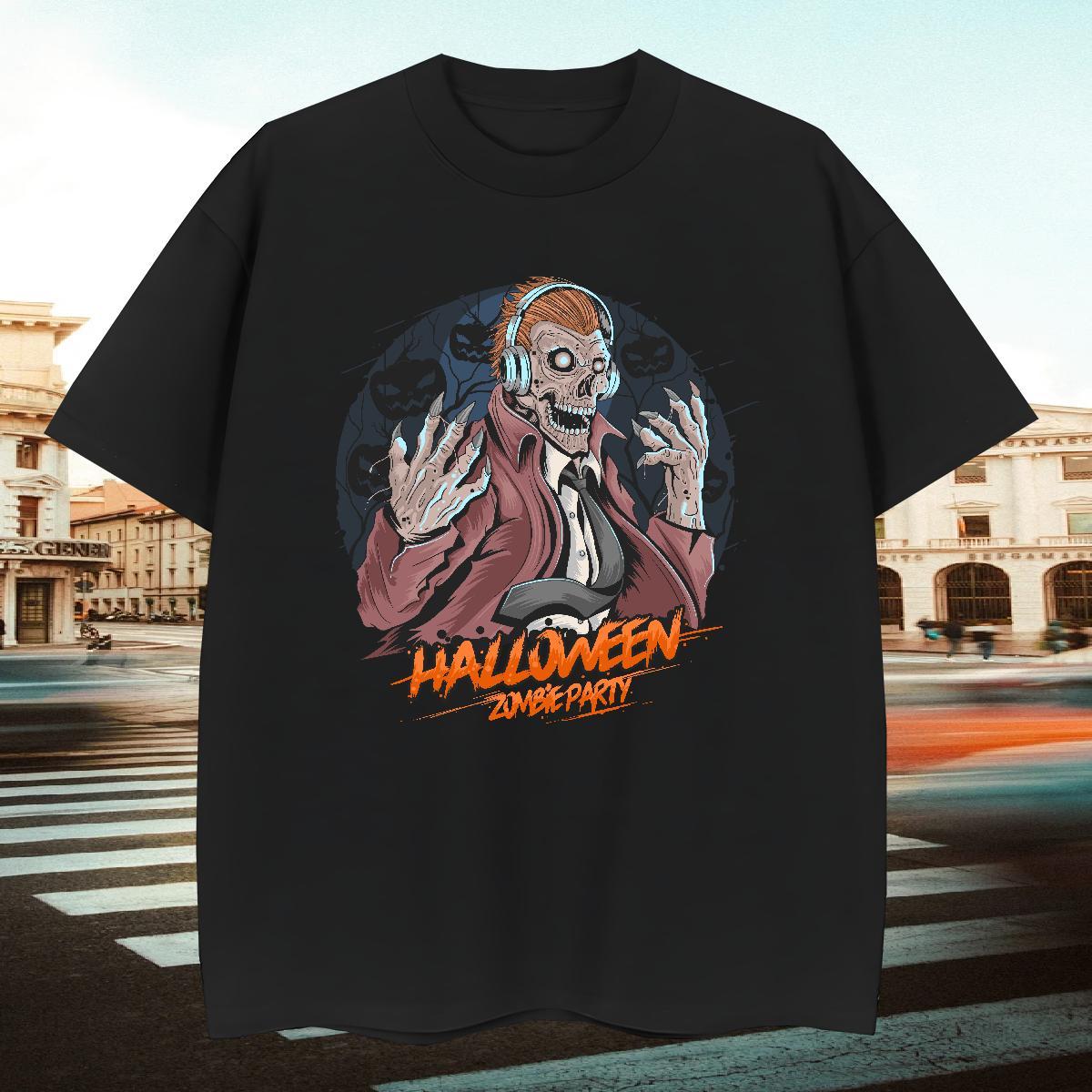 Designer Mens T Shirts halloween Round Neck Short Sleeve Hip Hop Street Plus Size Cartoon 100% Cotton 230g Tshirts Stylist Tops Tees