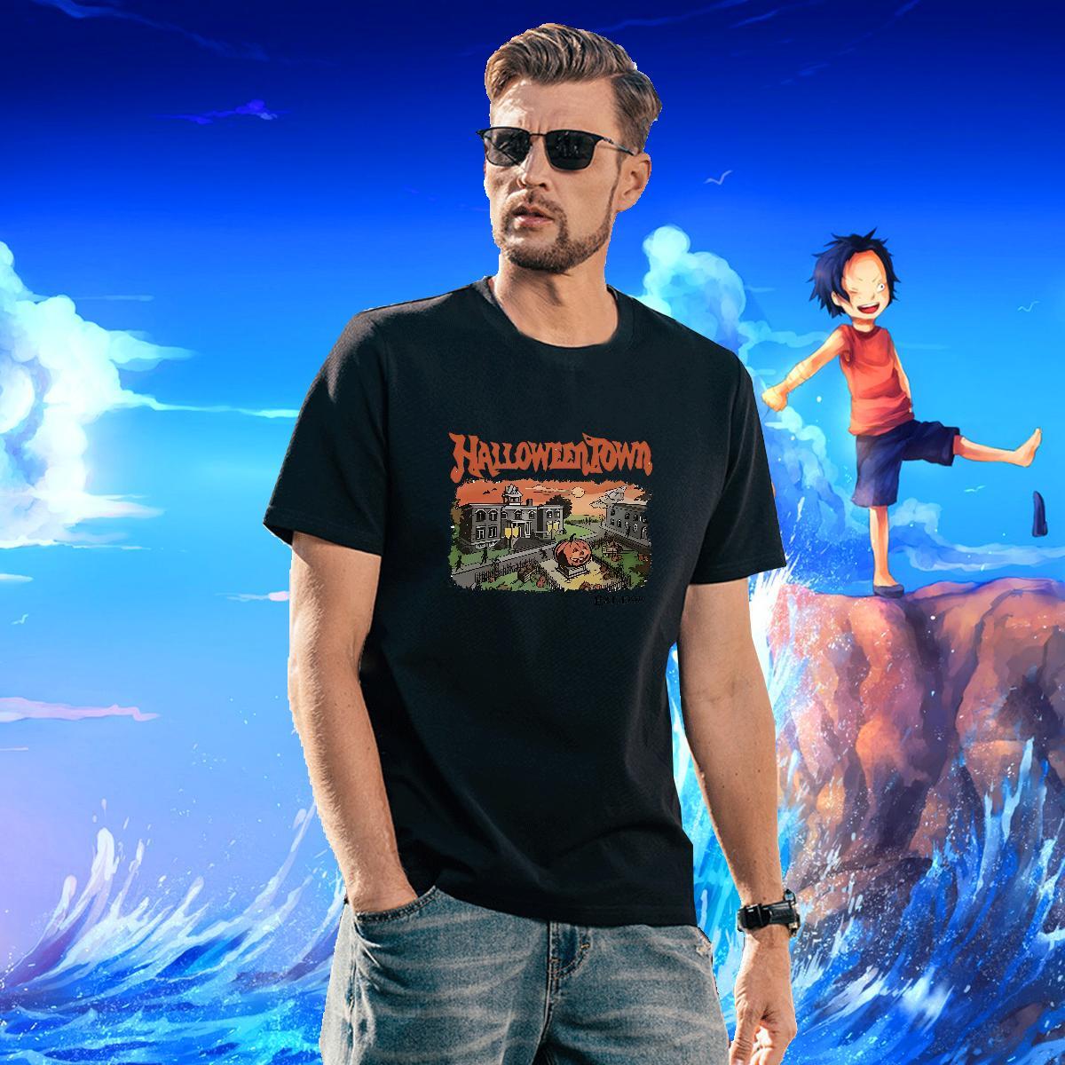 Fashion Design Men Tshirts pumpkin Daily Wear 230g Cotton Top Tees Breathable Free Shipping Men T Shirts Oversized 4XL