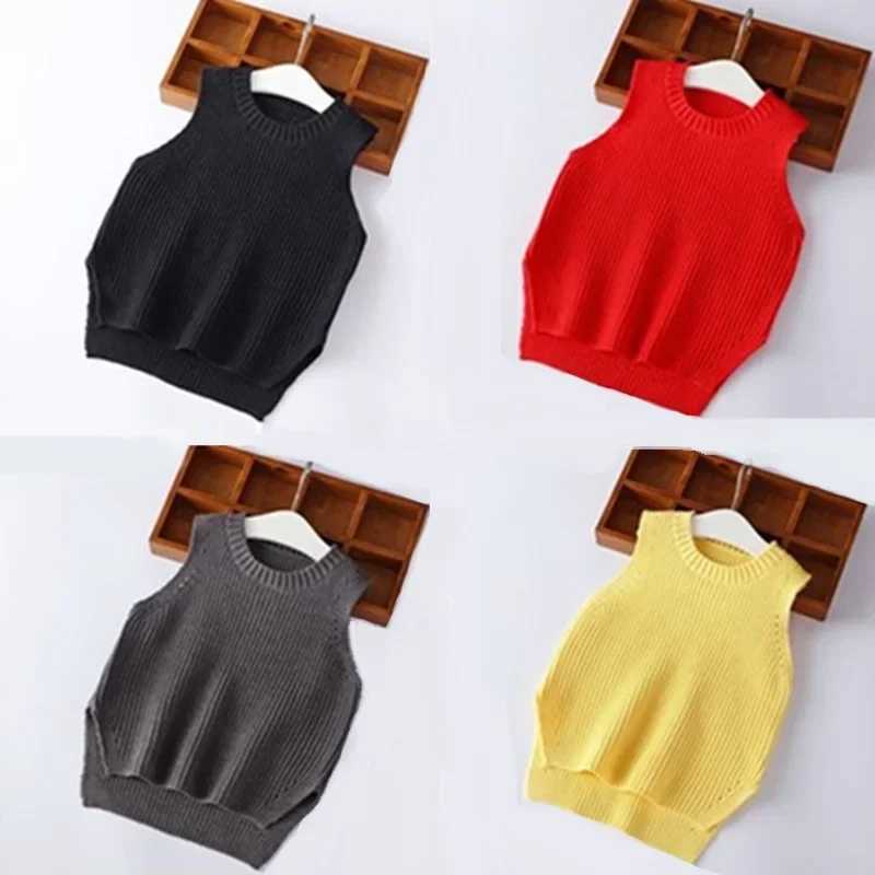 2022 Autumn Winter Toddler Teen Clothes School Boy Girl Vest Children Waistcoat Pullover Sweaters Kids Vest For Boys GirlsXJ240819