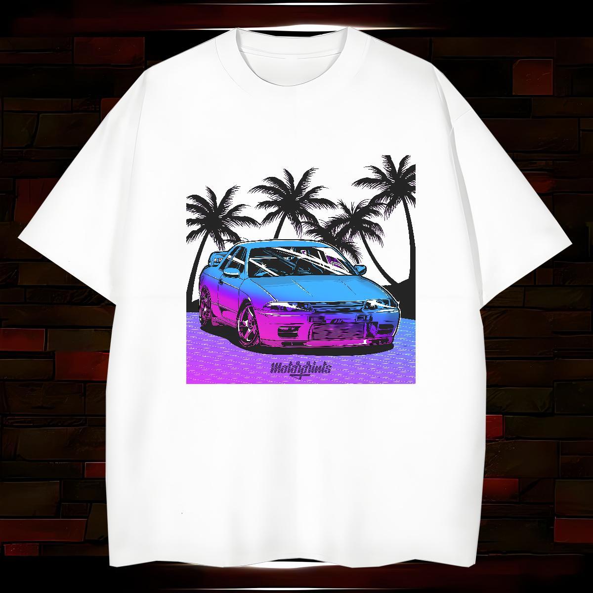Classic beach 100% Cotton 230g Tshirt for Man Woman Sports Casual Breathable Men T Shirts 2024 New Plus Size Custom Clothings