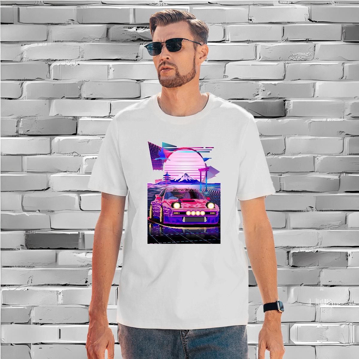 Popular beach Mens T Shirts Street Wear Men Clothes T-Shirt 100% Cotton 230g 2024 New O Neck Short Sleeves Customized Print Clothings