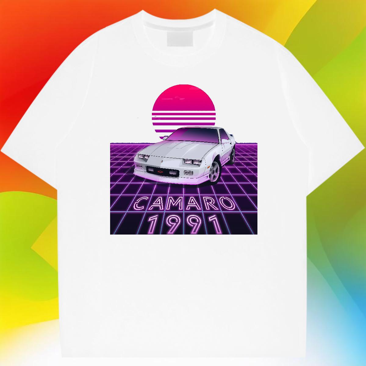 Soft Tshirts Casual 230g Pure Cotton DIY Crew Neck car Mens T Shirts Fashion Tees