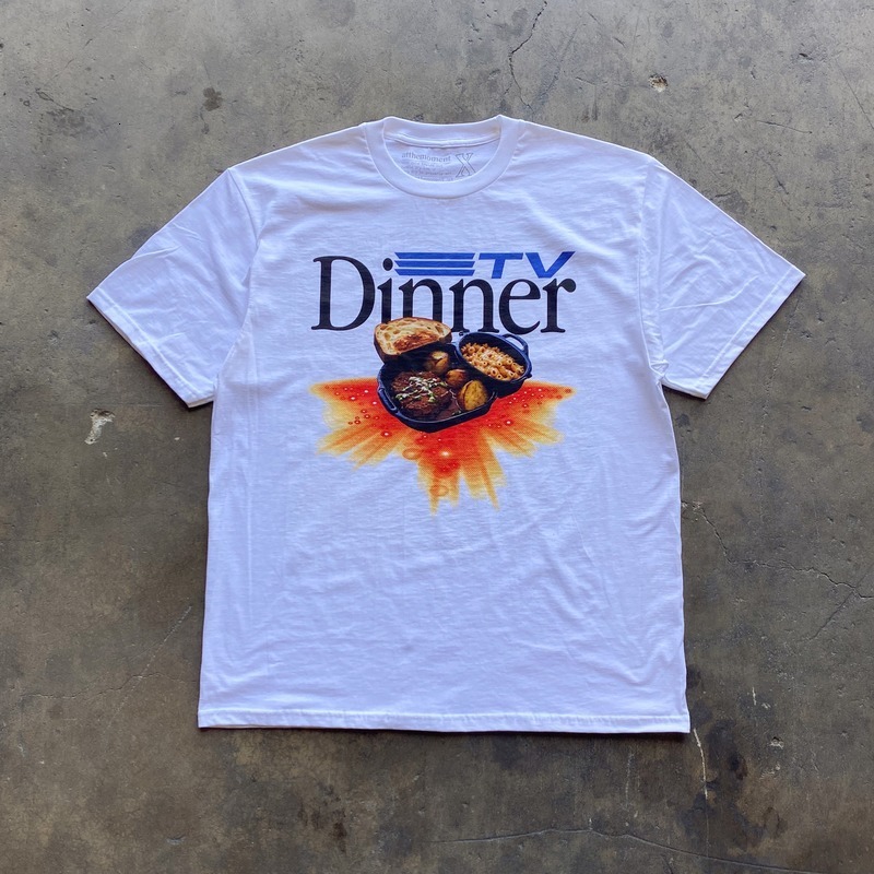 Delicious Food Printed Loose White T-shirts Korean Fashion Street Casual Couple Cotton Tops Plus Size Short-Sleeves 240819