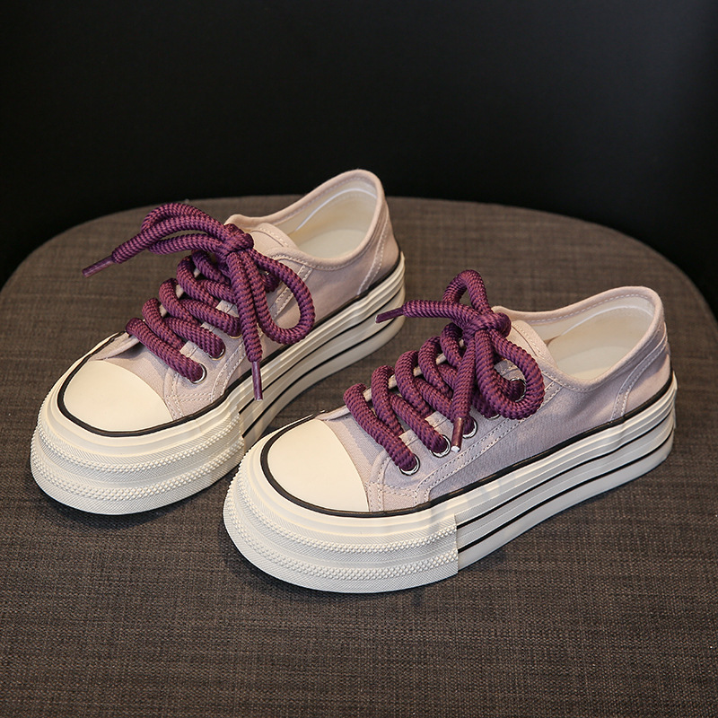 Ddmysports Ins Korean Canvas Autumn New Versatile Student Breathable Running Board Casual Shoes For Women TP OUTDOOR