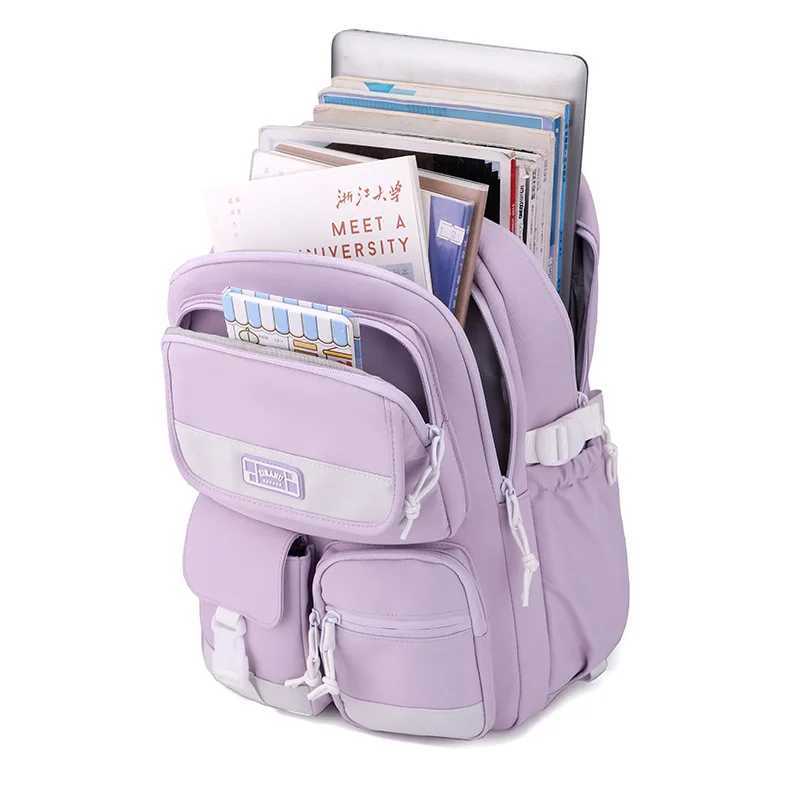 elementary school backpacks with trolley cart student Backpack with wheels for girls large capacity detachable rolling backpack Y240820