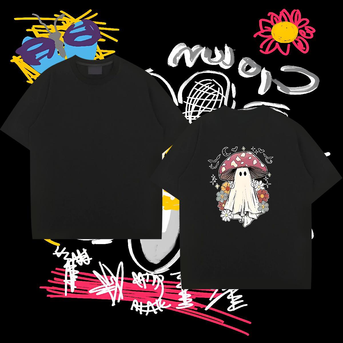 Custom Tshirt for Man Woman monster Hip Hop 100% Cotton 230g Clothes Crew Neck Breathable Designer T shirt Custom Cartoon