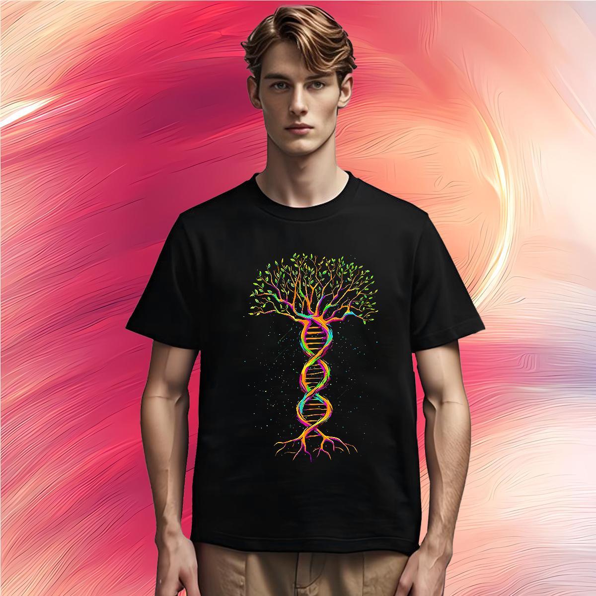 2024 DIY Men Clothes T-Shirt tree Outdoor 230g Pure Cotton Wear Breathable Cool Design Men T Shirts Skull