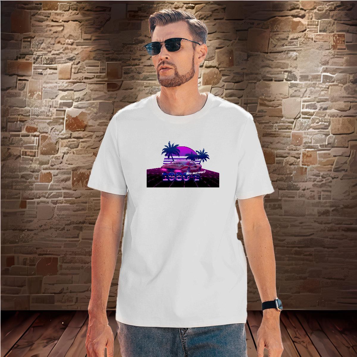 Cool Design car 100% Cotton 230g Mens Tshirts Sports Casual Pure Cotton T shirt DIY Customized Plus Size Custom Tops