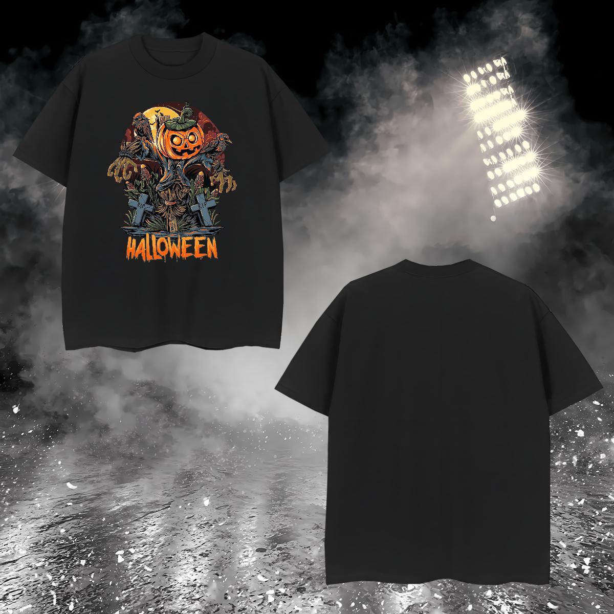 Cool Design T-Shirts for Men halloween Breathable Soft Beach White Plus Size 230g 100% Cotton Men Tops Tees Stylist Clothings