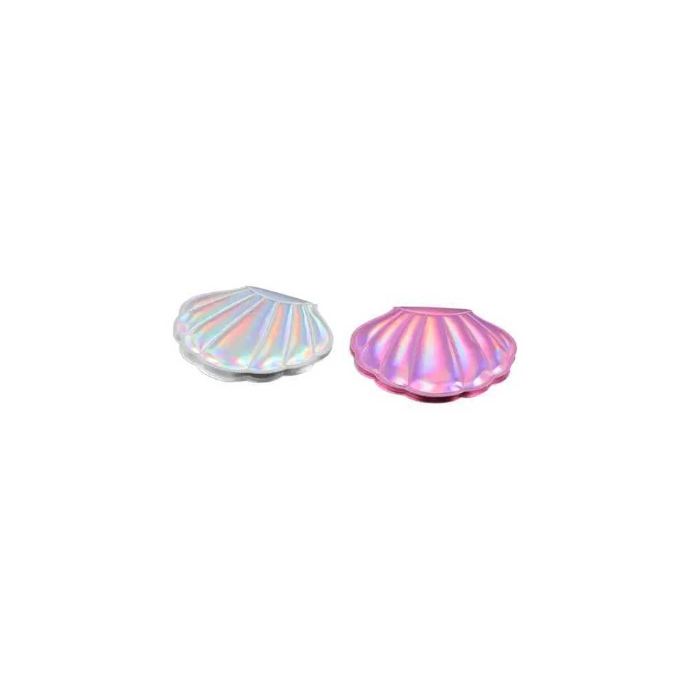 Double-sided Foldable Student Gift Travel Dressing Compact Mirror Pocket Cosmetic Mirror Mini Makeup Mirror Shell Vanity Mirror Y240819