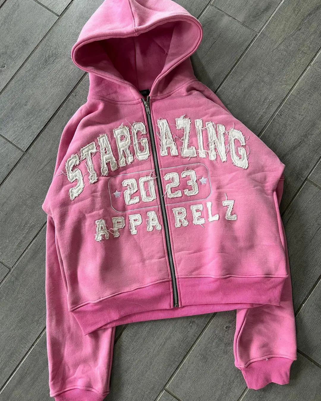 European and American Letter Embroidery Fashion Y2K Hoodie Harajuku Trendy Sweatshirt High Street Hip-hop Loose Sportswear Top 240819