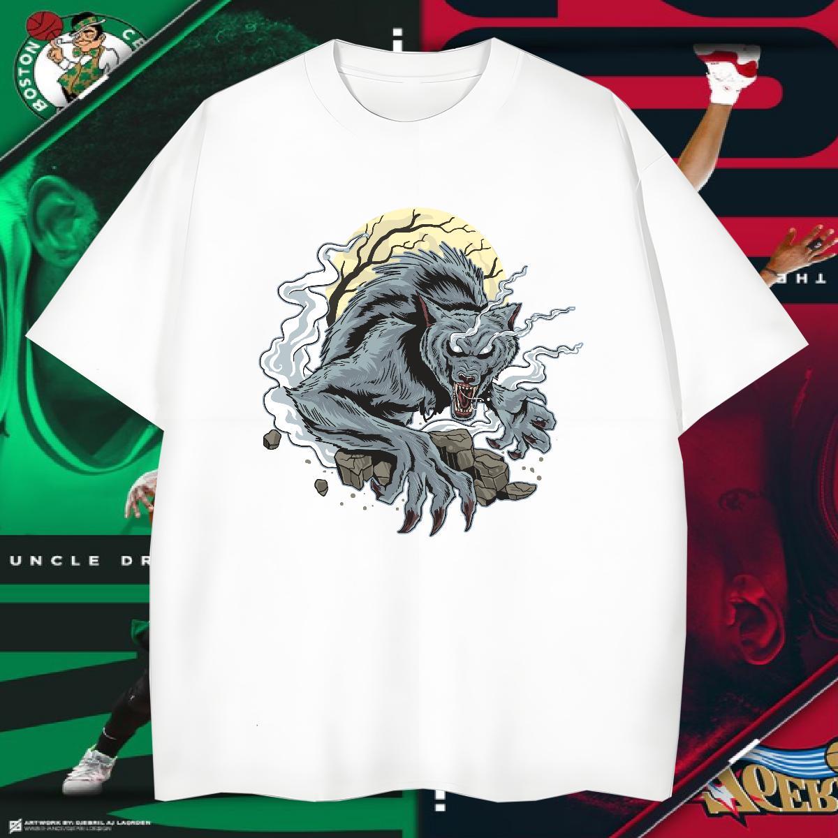Free Shipping T Shirts Men moon Breathable Short Sleeve Sports Casual Custom Cartoon 230g Cotton Mens Tshirts Stylist Tees