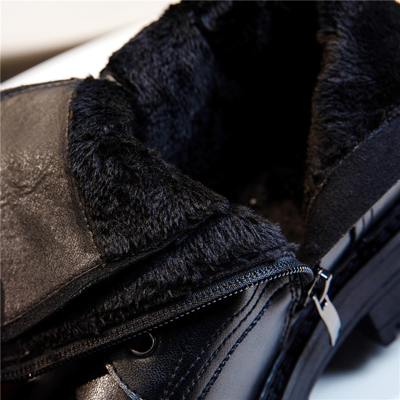 Ddmysports Genuine Leather Martin Boots For Autumn And Winter New Mid Length Round Toe Thick Heel Short Children S British Style Women Shoe Trend OUTD