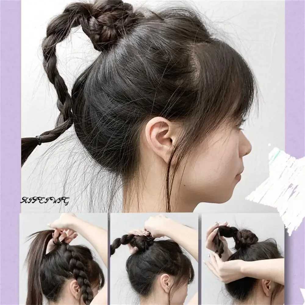 2024 Womens Fashion Wig Womens Wig Weaving High Tail Weaving Wig W240817