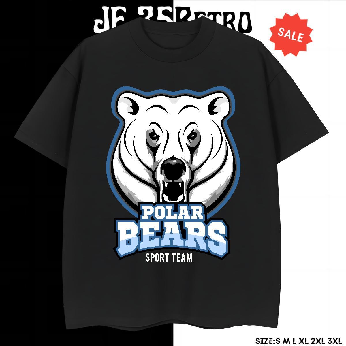 High Quality T-Shirts for Men bear Pure Cotton Home Outdoor Cartoon Printing L-4XL 230g 100% Cotton Tshirts 2024 New Tee Shirt
