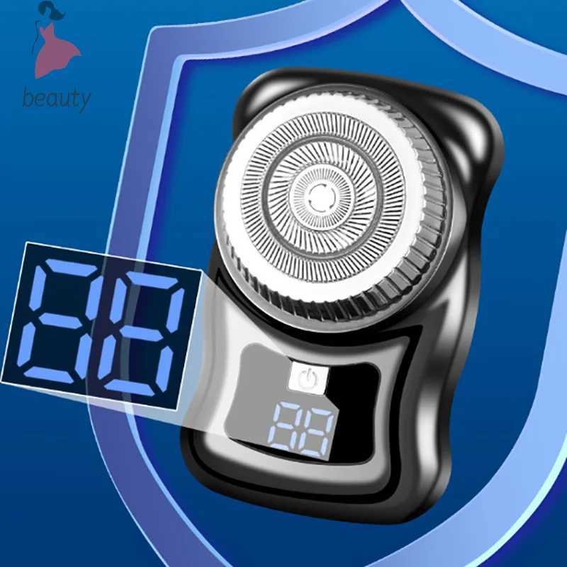 Mini travel shaver mens pocket size portable washable car home shaver rechargeable cordless shaver facial shaver W240819
