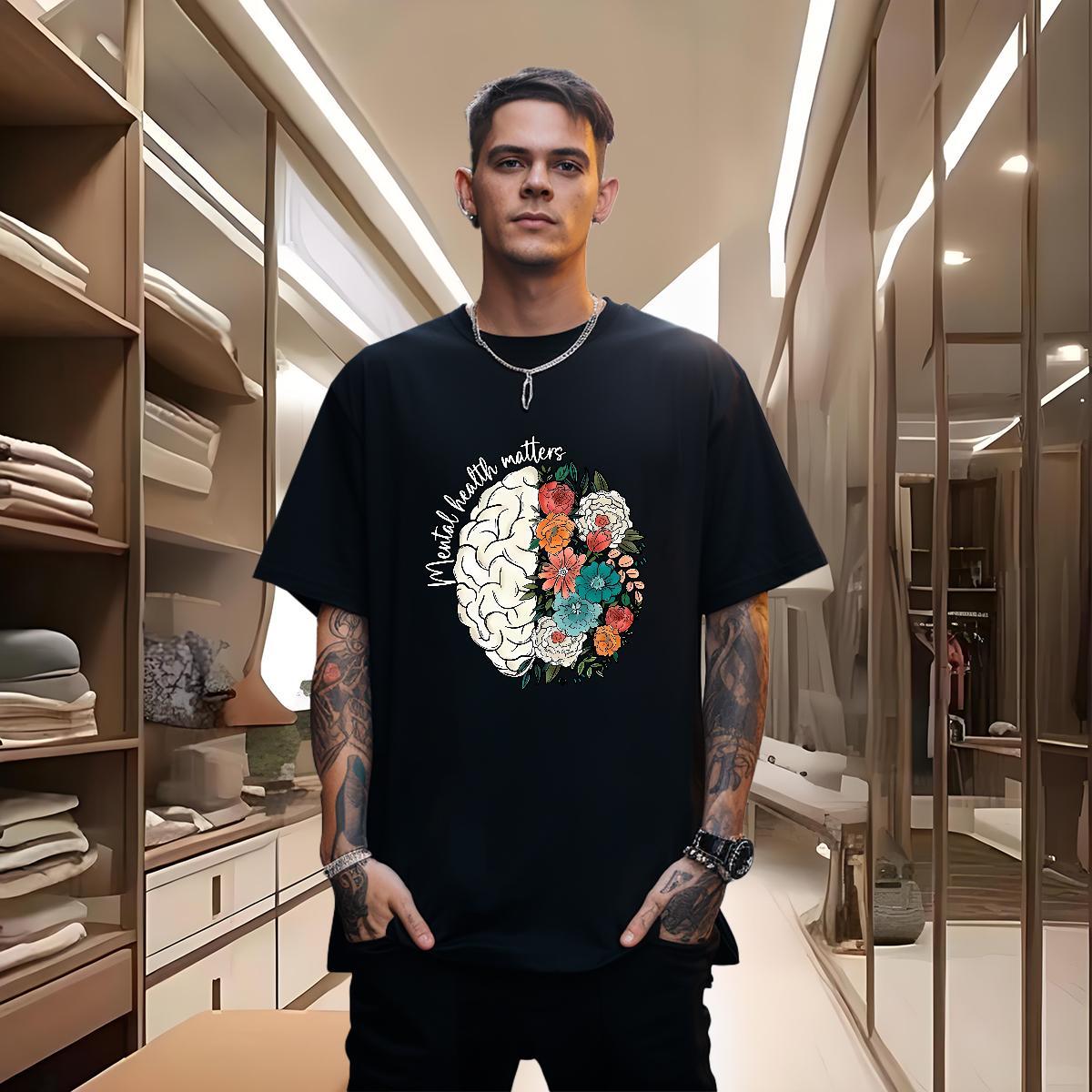 Fashion New Tshirt for Man Woman flower Outdoor 100% Cotton 230g Tops Tees Breathable Short Sleeve Wholesale Mens T Shirts DIY Anime