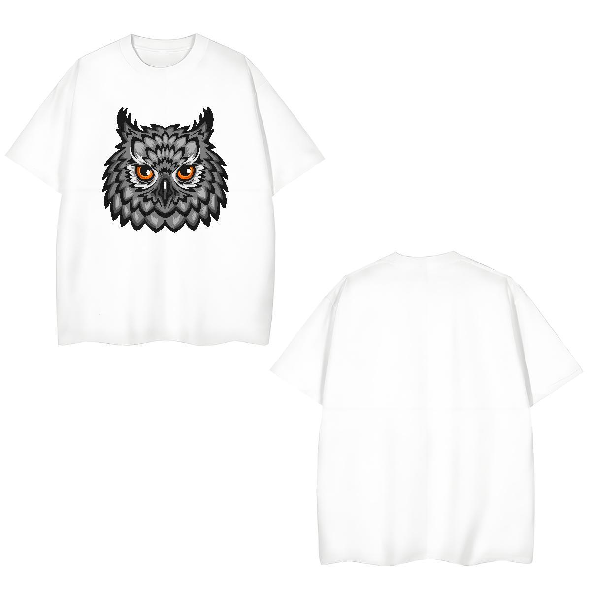 Designer Men T Shirts owl Breathable Soft Summer Casual Oversized 3XL 4XL 230g Cotton Couples T Shirts Fashion Designer Tops Tees