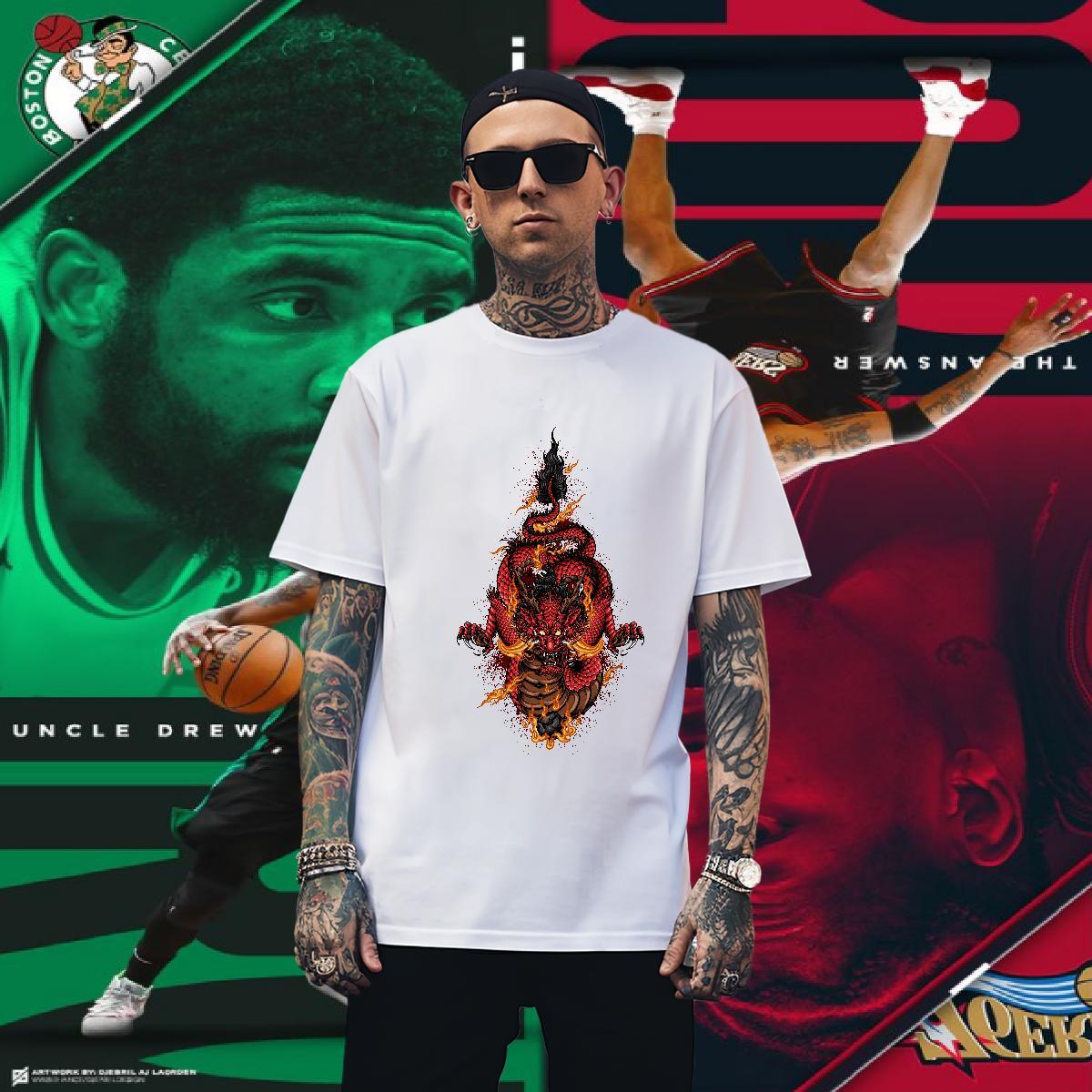 T-Shirts 230g Cotton fire Outdoor Breathable Crew Neck Customized Print Tshirts Fashion New Cool Clothes