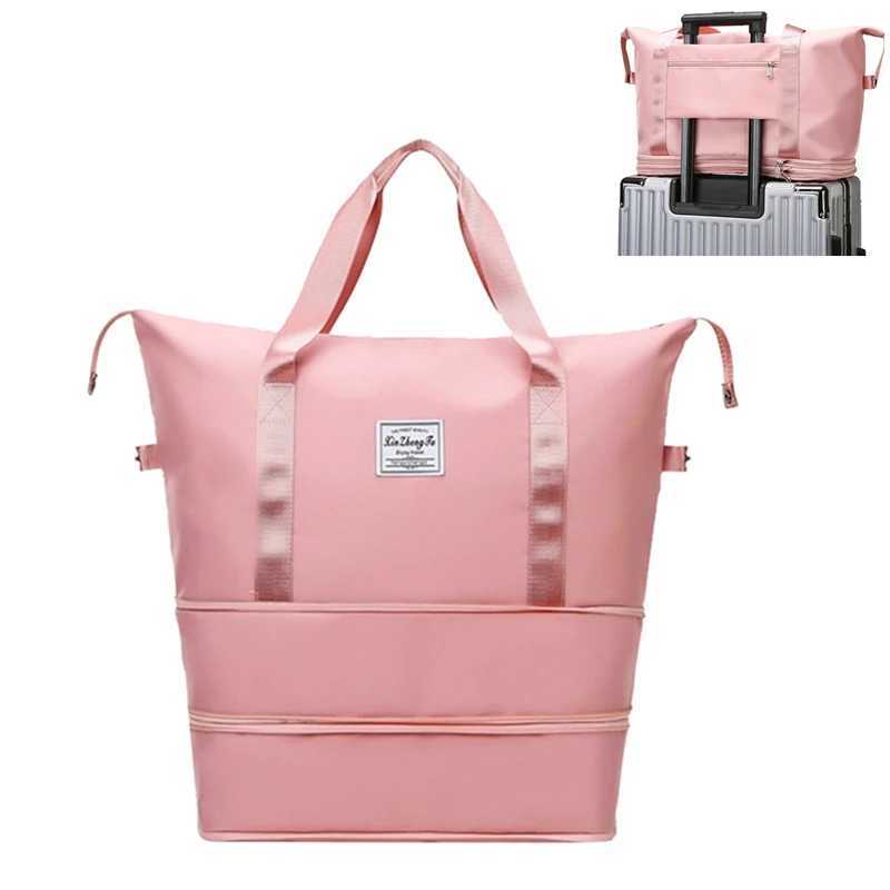 Folding Travel Bags Waterproof Tote Travel Luggage Bags For Women Large Capacity Multifunctional Travel Duffle Bags Handbag CL240820