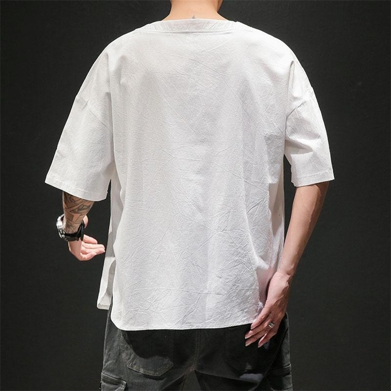 Summer Mens Fashion Letter Pockets Casual Streetwear Cotton T-shirts Y2K Youth O Neck Short Sleeve Loose Tops Ropa Hombre 240819