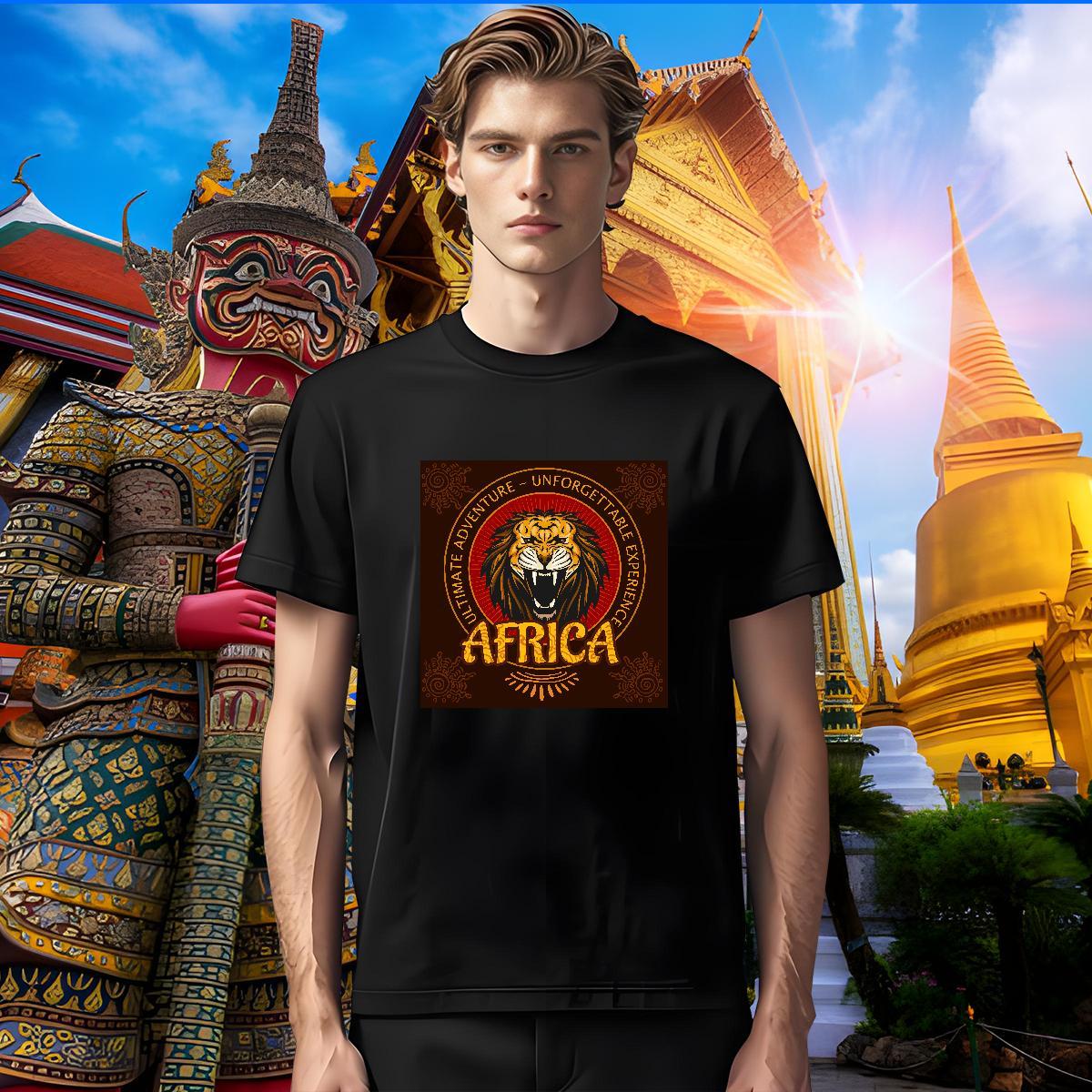 Classic Mens T Shirts lion O Neck Short Sleeves Home Outdoor White Plus Size 230g Pure Cotton Men Clothes T-Shirt Fashion Design Tops