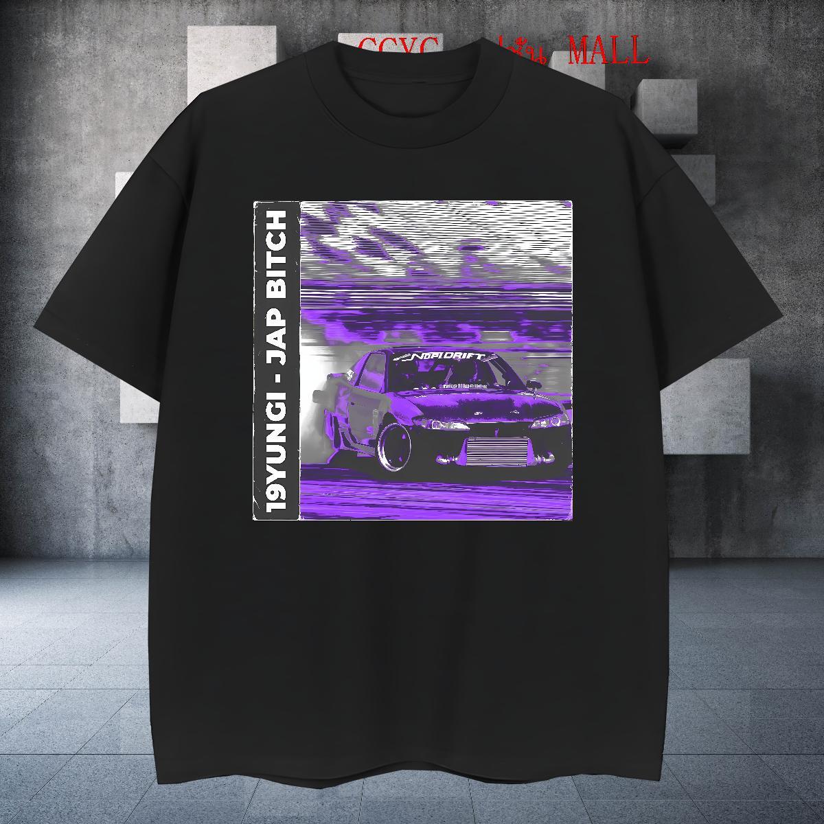Comfortable Mens Tshirts Summer Casual 230g Pure Cotton Custom Printing Round Neck Short Sleeve car T Shirt For Man DIY Clothings