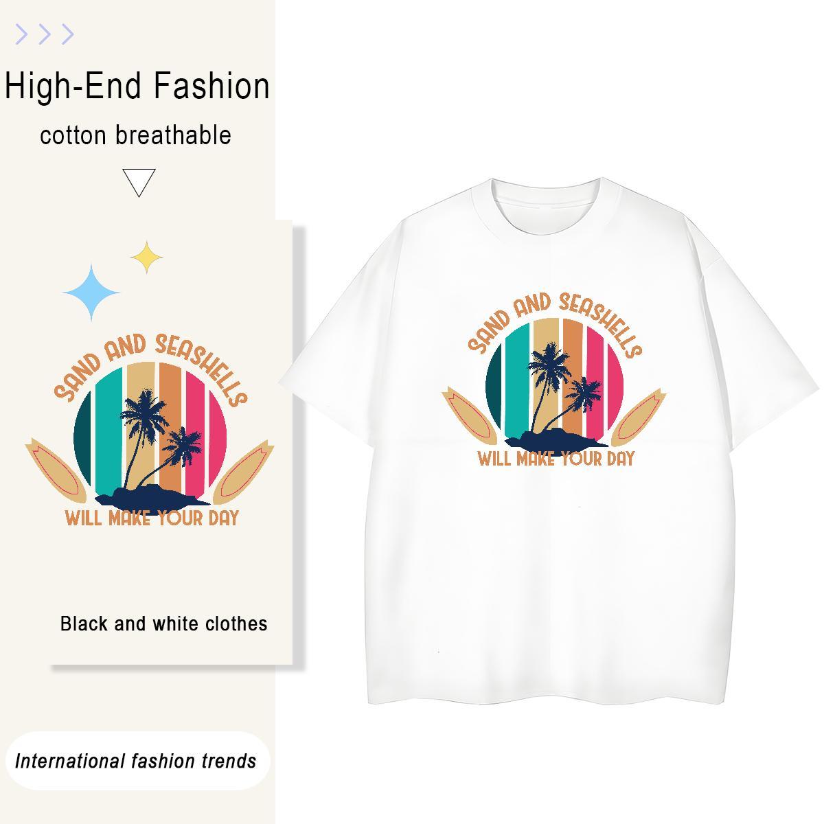 Loose Fit skateboarding 100% Cotton 230g Couples T Shirts Spring Summer Breathable Crew Neck Man T Shirts Designer Fashion Customized Polos