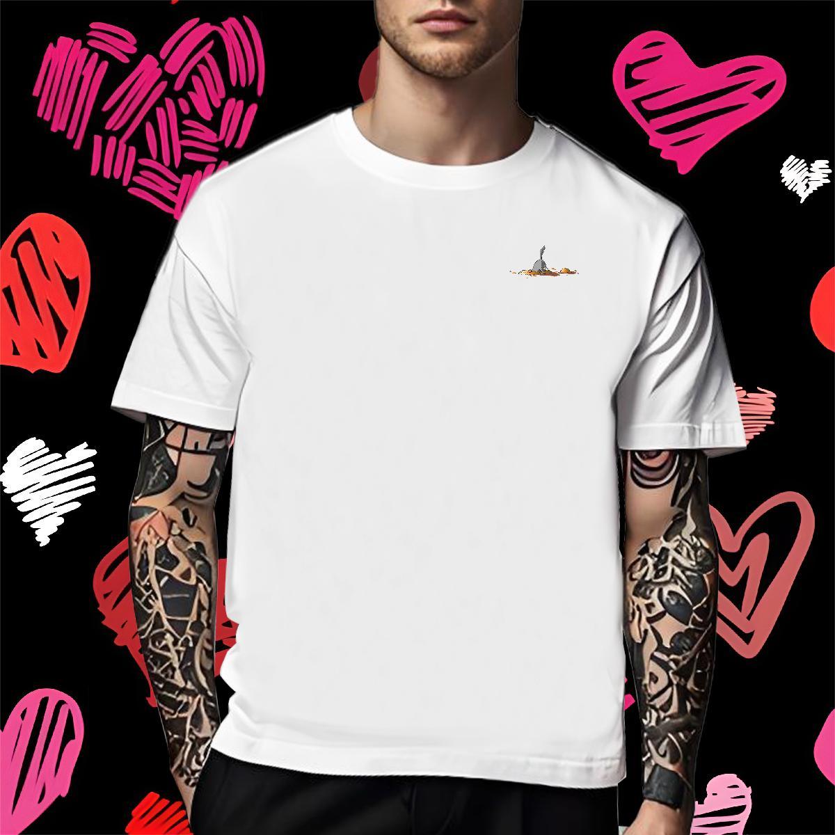 Classic Tshirt for Man Woman Dog Hip Hop 230g Pure Cotton Clothings O Neck Short Sleeves Designer T shirt Customized