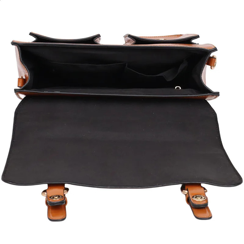 Womens Tote Large Capacity PU All-match Cover Commuting Crossbody Shoulder Messenger Bag 240819