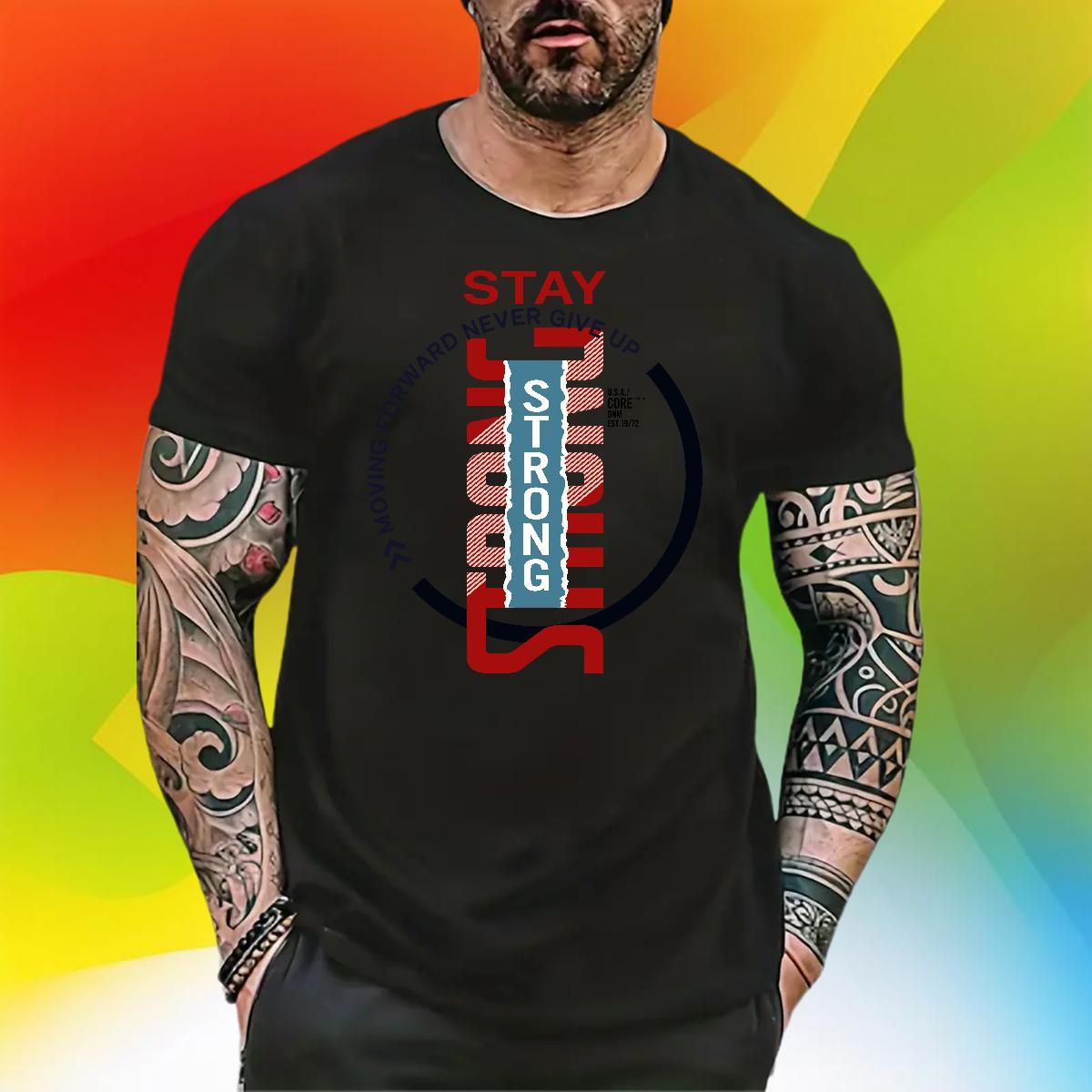Loose Fit Men Tshirts Hip Hop 230g Cotton DIY Anime Short Sleeve O-Neck letter T shirt Fashion Design Tops