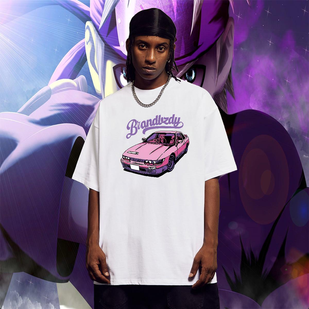 Cool Design Men Tees Daily Outfit 230g 100% Cotton DIY Logo Oversized Breathable Short Sleeve car T-Shirts Customized Polos