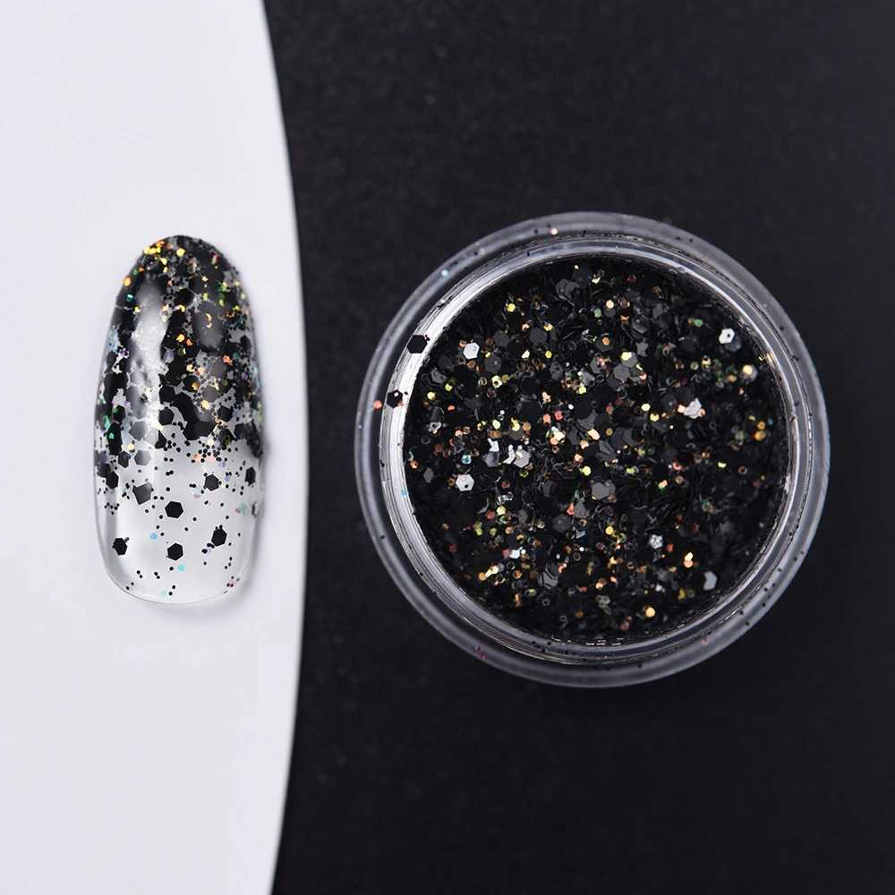 KADS Nail Art Glitter Powder Chrome Dust Pigment Powder Shining Nail Art Decorations Sequins Flakes for Nails High Gloss ShinyXJ240815