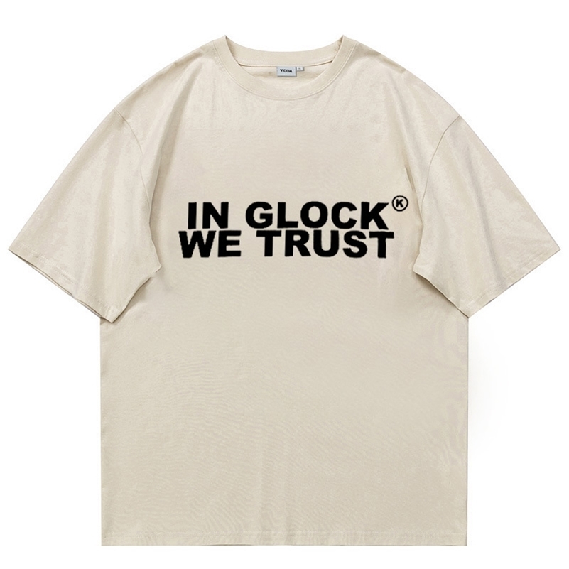 Men T-Shirt 100% Cotton Y2k Streetwear Letter Korean Fashion Print Gothic Harajuku Vintage Tops Tees Oversized Aesthetic Clothes 240819