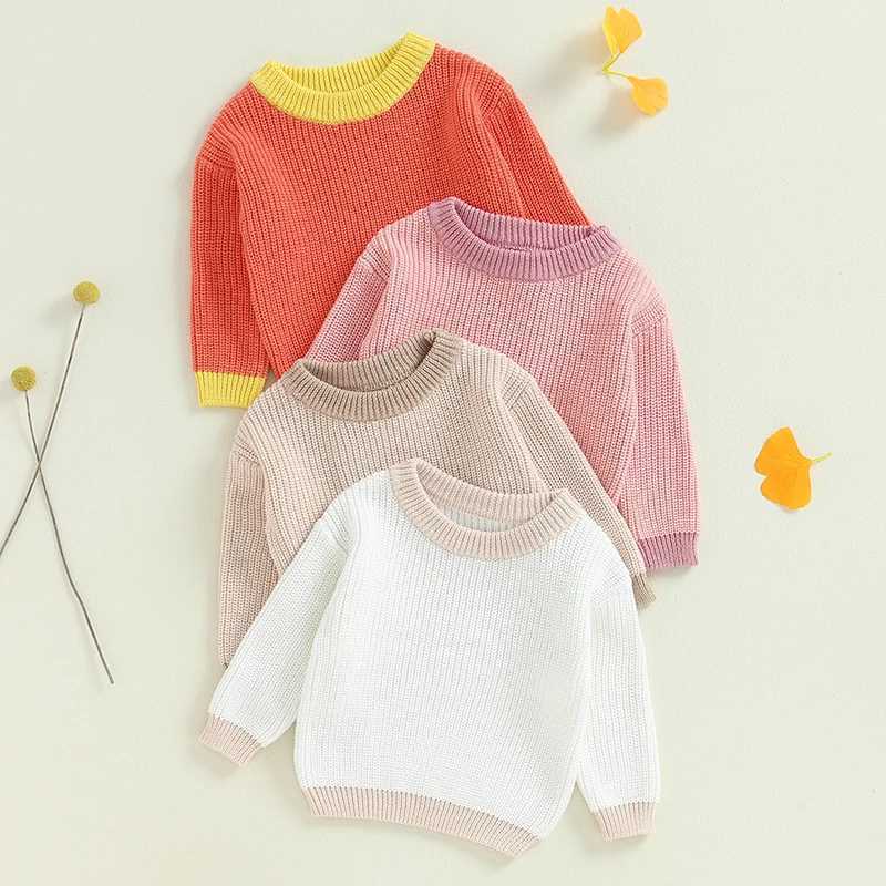 Baby Boys and Girls Knitted Sweater Autumn Baby Children Knitted Cotton Soft Winter Long Sleeve Baby Zipper Top 0-4Y W240820