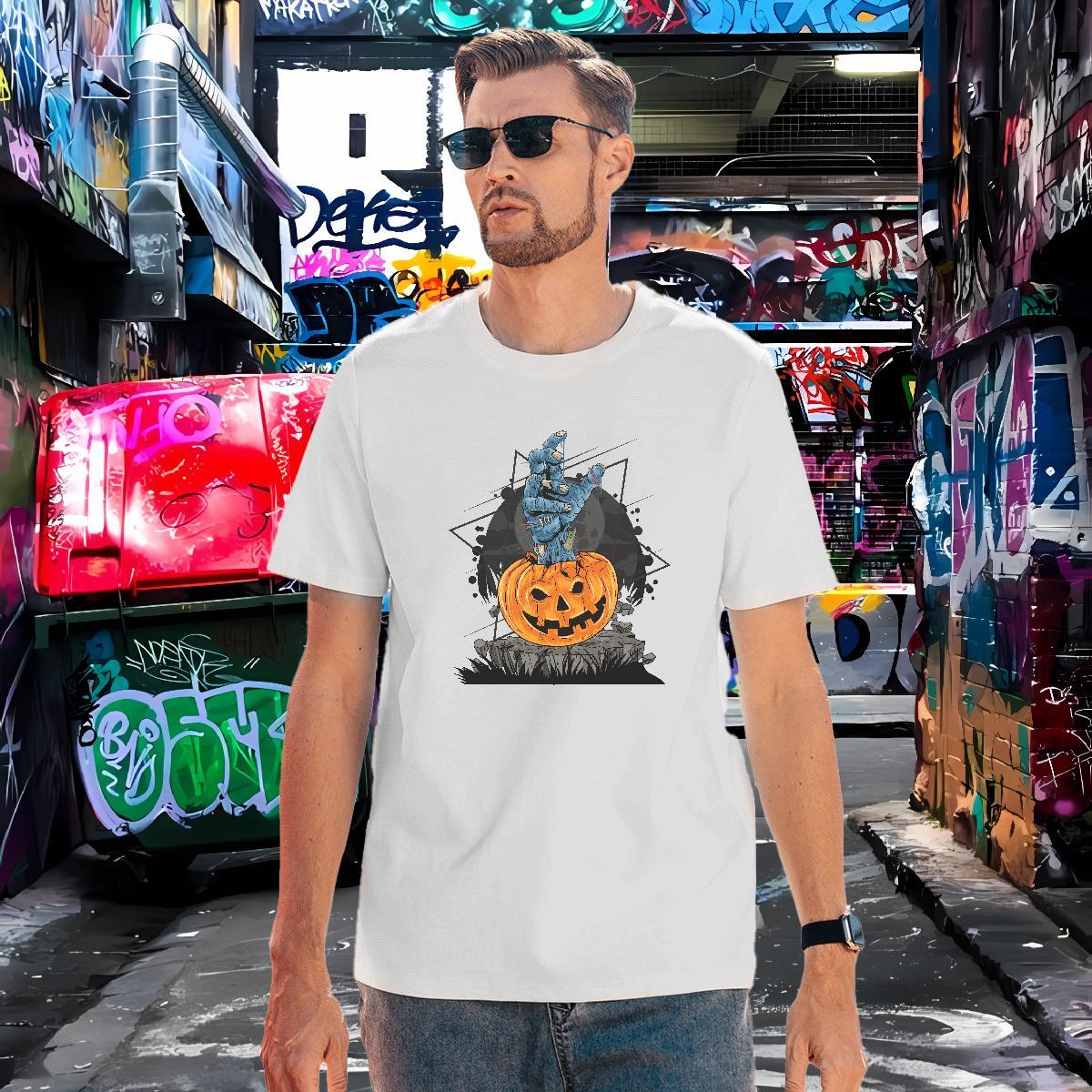 2024 Designer Men Tshirts pumpkin Street 230g Pure Cotton Top Tees Short Sleeve Soft Cool Design T-Shirts DIY