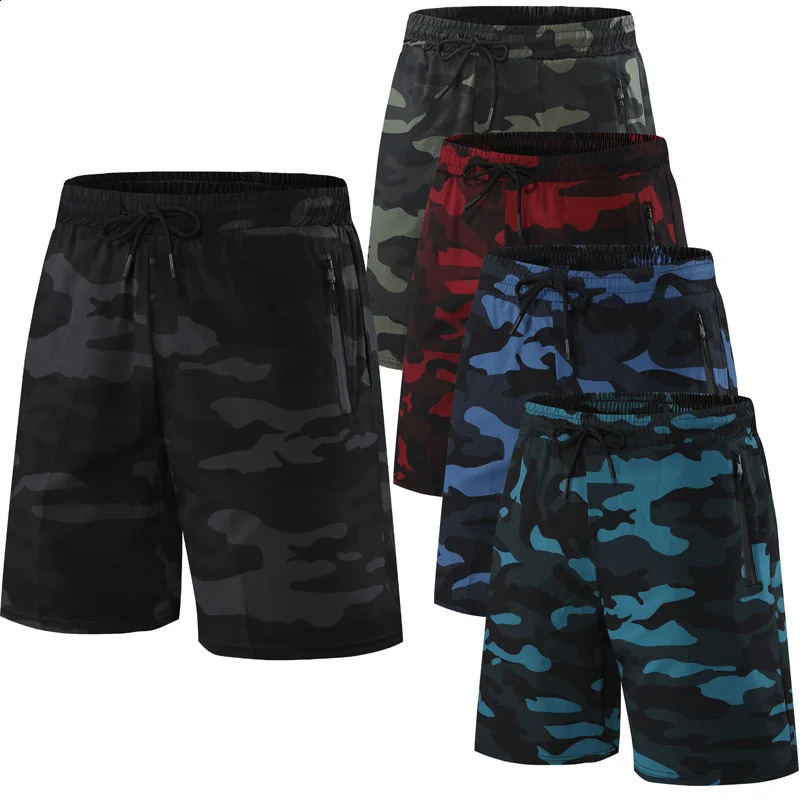 Mens summer running shorts with quick drying pockets gym jogging mens sports 240819