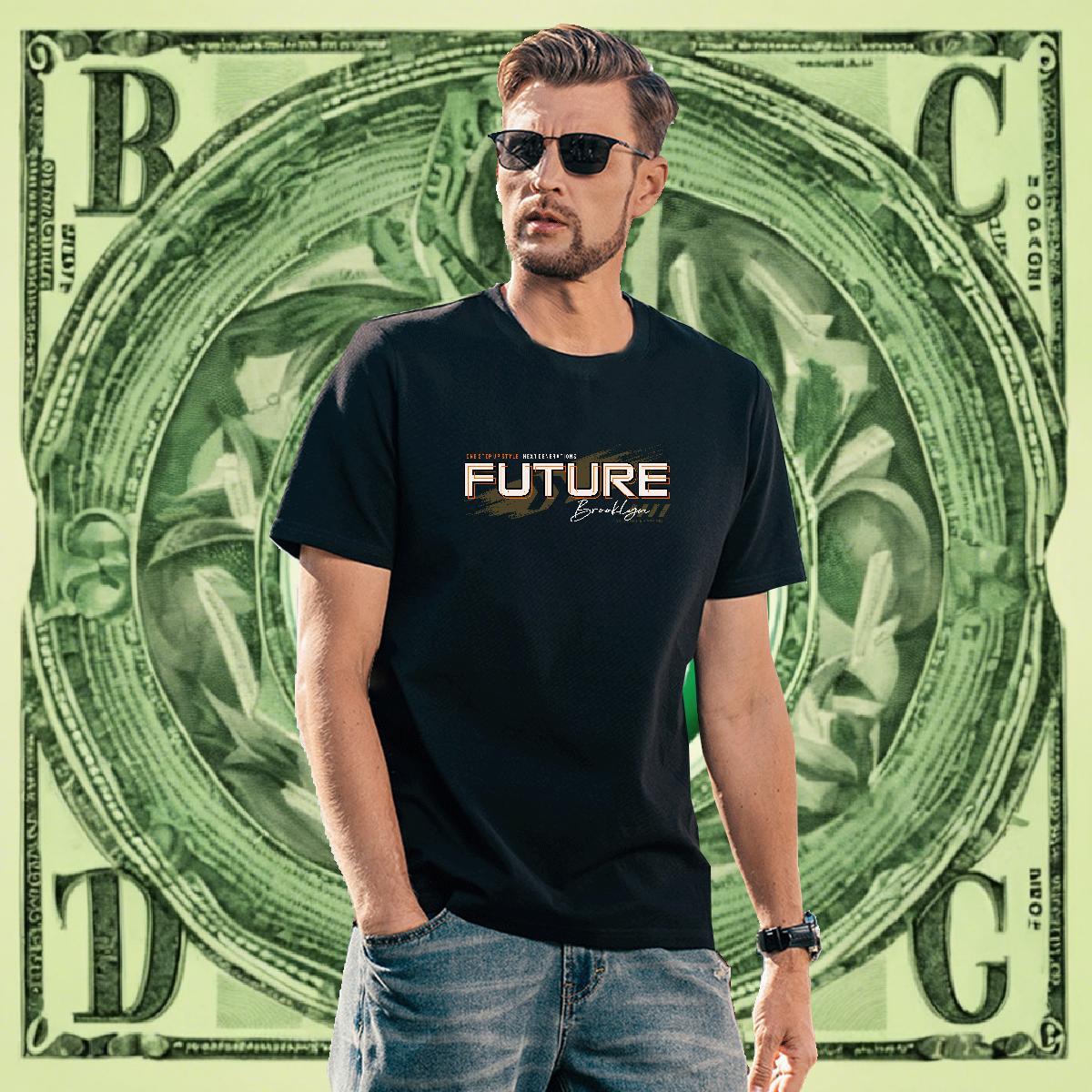 Comfortable Mens Tshirts Home Outdoor 230g 100% Cotton Skull Short Sleeve Soft future T shirt 2024 DIY Top Tees