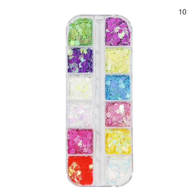 Aluminum Foil Nail Glitter Sequins Flakes Irregular Foil Paper Gel Polish Reflective Chrome Powder Nail Art Decor LA950-1XJ240815